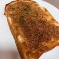 mantacarp's cooksnap of when they made 和風~ごまの熱々トースト.