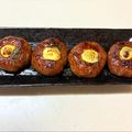 楽食いちばん's cooksnap of when they made 病みつきダレdeマヨ入り豚カルビ焼き♡.