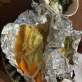 ちょこまなな＊°'s cooksnap of when they made 鮭のホイル焼きチャンチャン焼き風.