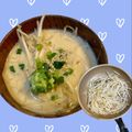 yu🐓's cooksnap of when they made 簡単ヘルシー罪悪感ゼロのもやし豆乳スープ.