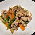 ✿月華❀'s cooksnap of when they made 肉野菜炒め＊豚肉・ピーマン・人参・玉ねぎ.