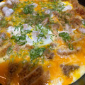 toshio39's cooksnap of when they made とんかつの卵とじ.