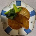 Nagifield's cooksnap of when they made 大根のステーキ☆ガリバタ醤油.