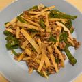 ピーナッツ子♪'s cooksnap of when they made 挽肉チンジャオロース.