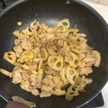 ゆずゆず117's cooksnap of when they made ☆シャキシャキ蓮根と豚肉の簡単甘辛炒め☆.