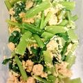 Snake's cooksnap of when they made ☺簡単☺トロトロたまご小松菜☺.