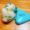 海理ママ's cooksnap of when they made 塩昆布と枝豆さんおにぎり.