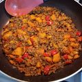 サラさら's cooksnap of when they made かぼちゃのドライカレー.