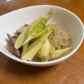 hiroppy212's cooksnap of when they made 細竹と糸コンと豚肉の炒め煮.