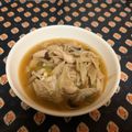 龍青空ママ's cooksnap of when they made 焼きネギと鶏肉＊和風きのこスープ.