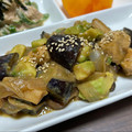 ＊＊天然水＊＊'s cooksnap of when they made とろとろ茄子とアボカドの豚バラ味噌炒め丼.