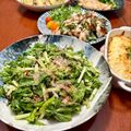 Superlittleboo's cooksnap of when they made 大嫌い！な水菜が旨すぎるサラダ.