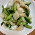 ♡まーちゃん♬'s cooksnap of when they made ♓イカときゅうりの中華炒め♓.