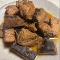 お山のエイ's cooksnap of when they made マグロのあら煮.