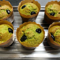 ミエコキッチン's cooksnap of when they made 抹茶と黒豆のマフィン.