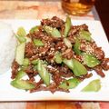 ladyoscar's cooksnap of when they made 牛肉とセロリの黒胡椒テキトー炒め.
