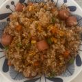hishizo's cooksnap of when they made 残りのご飯で 絶品ドライカレー♡.