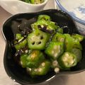 たてえり。's cooksnap of when they made アレンジ冷や奴〜オクラと塩昆布〜.