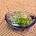島子☆'s cooksnap of when they made 茗荷ときゅうりの胡麻油和え.