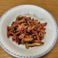 みぃくんのママ's cooksnap of when they made ベーコンとたっぷりキノコのバター醤油炒め.