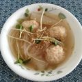 プルンバゴ's cooksnap of when they made 鶏団子と大根の中華スープ.