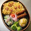 のんべぇヒロ's cooksnap of when they made 5分で簡単朝食！ソーセージ炒飯.
