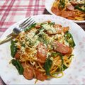 papepo☆'s cooksnap of when they made 濃厚★懐かしのナポリタン.