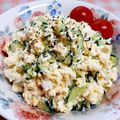 ☆★あんず姫★☆'s cooksnap of when they made はんぺんと豆腐のサラダ.