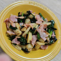 ピラン's cooksnap of when they made お家de簡単☆ポテトハムとほうれん草炒め.