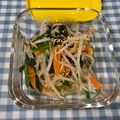 すかいmama☆'s cooksnap of when they made もやしとほうれん草のナムル風おひたし.