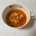 puniＫ's cooksnap of when they made トマトだけで煮込む食べるミネストローネ.