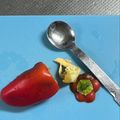 まこさんど's cooksnap of when they made ピーマンの 種を簡単に取り出す方法.