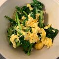 caruga's cooksnap of when they made ルッコラのマヨ卵炒め.