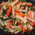 ﾐｰﾄﾊﾟｲママ's cooksnap of when they made 大根の葉も皮も♪大根のどこでも塩きんぴら.