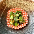 悠LOVE航's cooksnap of when they made サッパリオクラの梅肉和え(๑•᎑•๑).