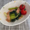 しゅい6's cooksnap of when they made お弁当に★青梗菜と厚切りベーコンの中華風.