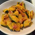 たなかけ＠CKPD's cooksnap of when they made カボチャとベーコンのオイマヨ炒め.