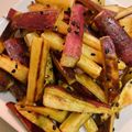 ポッツィ〜0417's cooksnap of when they made 甘くないサツマイモで☆揚げ焼き大学いも.