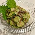 なつき☆ミ's cooksnap of when they made 簡単♪ きくらげときゅうりの胡麻酢和え.