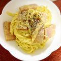 もんずん's cooksnap of when they made 簡単♪牛乳と全卵☆★濃厚カルボナーラ★☆.