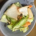 albachan's cooksnap of when they made 塩昆布ときゅうり大根キャベツの浅漬け☆.