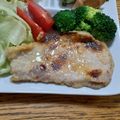 ポニーリボン's cooksnap of when they made 作り置きに！西京味噌漬けポークステーキ.