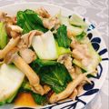 jack06's cooksnap of when they made チンゲン菜と豚肉の濃厚オイスター炒め.