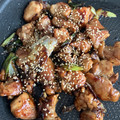 Blue's cooksnap of when they made 簡単美味しい☆鶏もも肉と白ねぎの照り焼き.