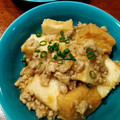 つよまり's cooksnap of when they made めんつゆで！厚揚げと鶏ひき肉のそぼろあん.