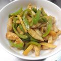 京ん家's cooksnap of when they made 鶏むね肉でチンジャオロース風.