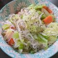 ajyurin's cooksnap of when they made アイラップで焼ビーフン.