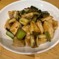 ママメイン！時々子供's cooksnap of when they made 鶏肉と長ネギのねぎま炒め.