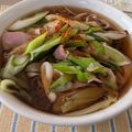 たくやときみこ's cooksnap of when they made ベーコン葱蕎麦.