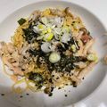 マリム６０'s cooksnap of when they made 明太子としめじの和風スパゲティ.